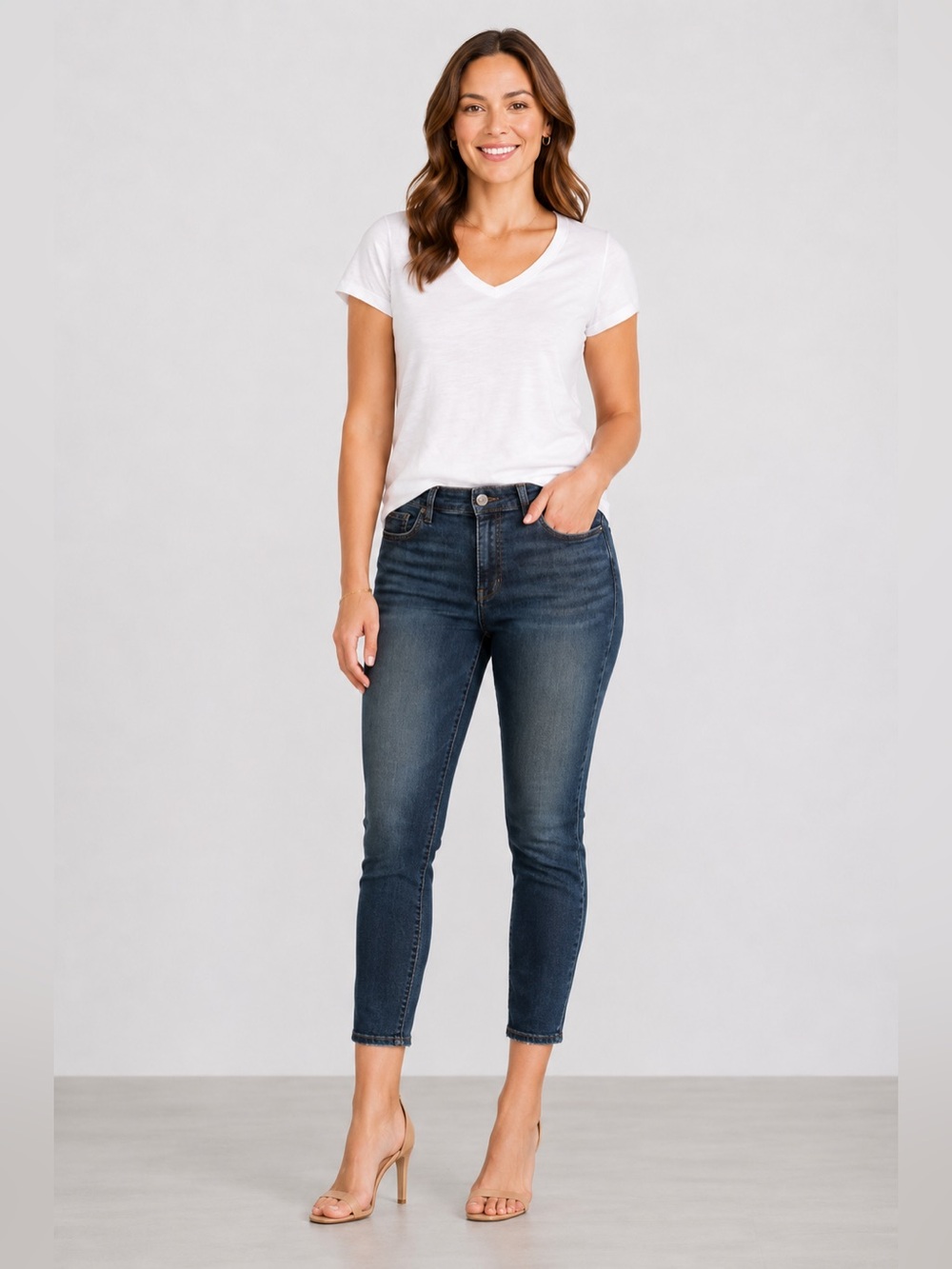 Kut From The Kloth Cropped Jeans Size 8 Petite